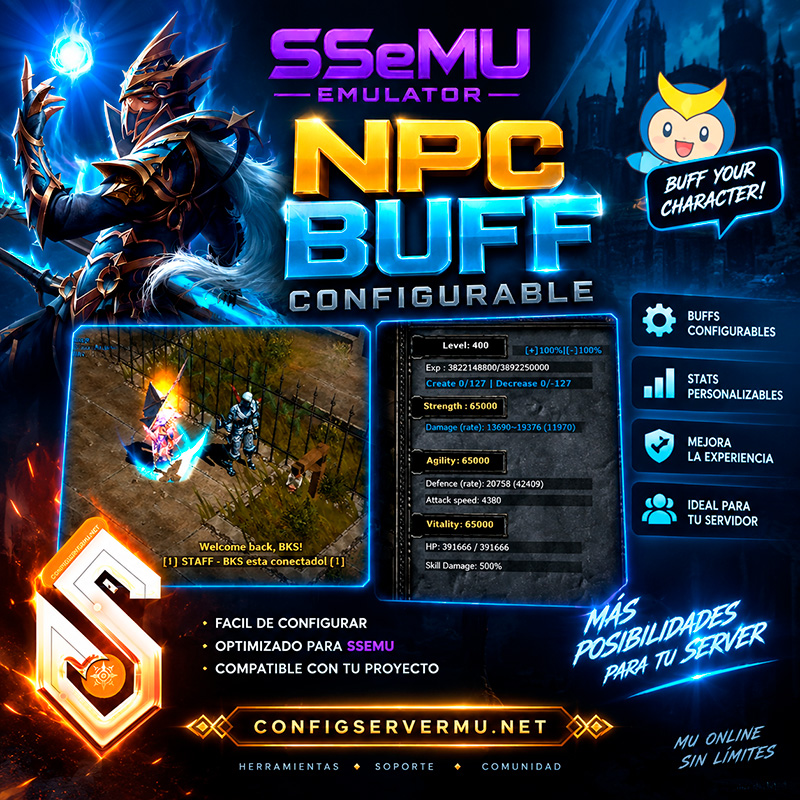 Script Lua para SSeMU NPC Buff