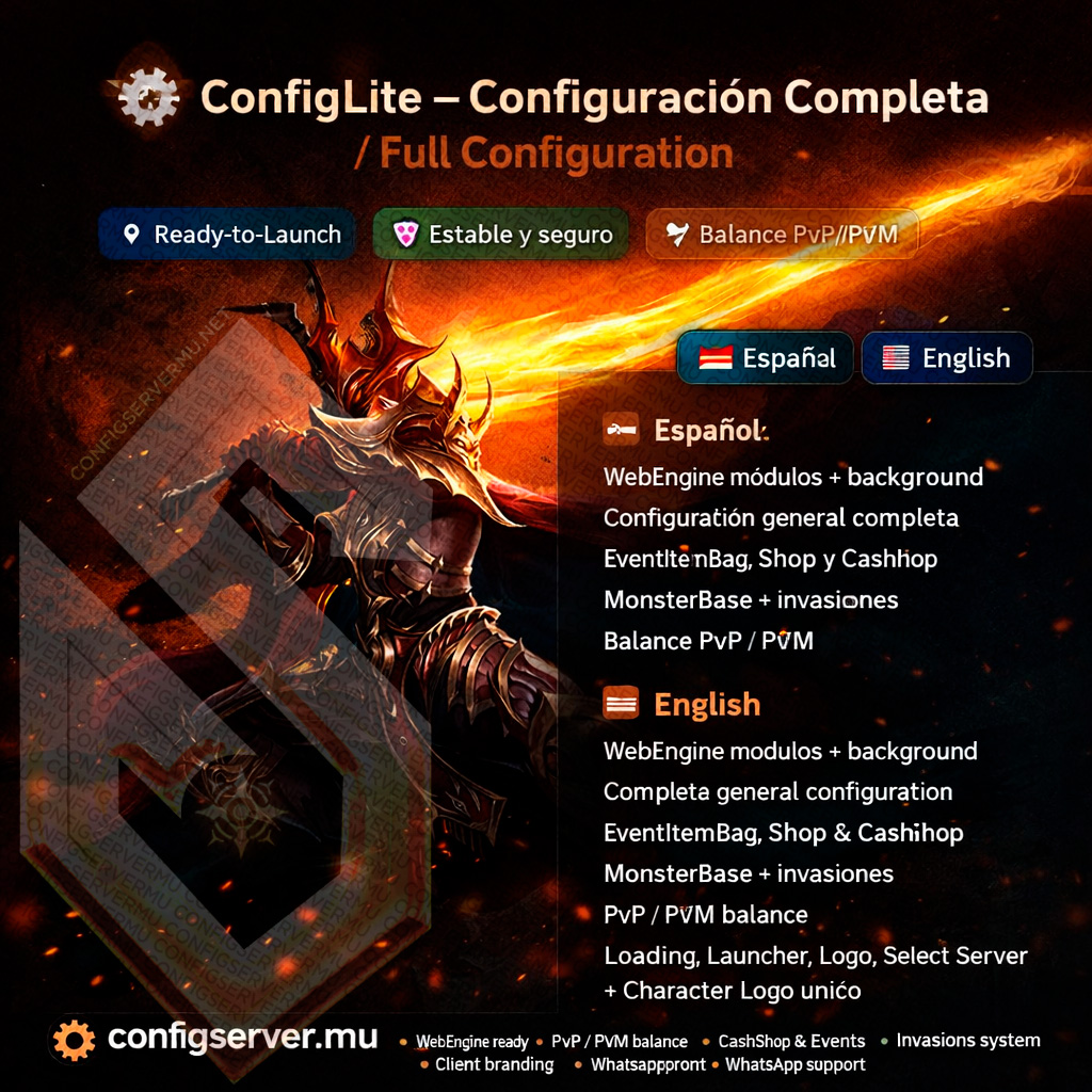 ConfigLite – Configuración Completa