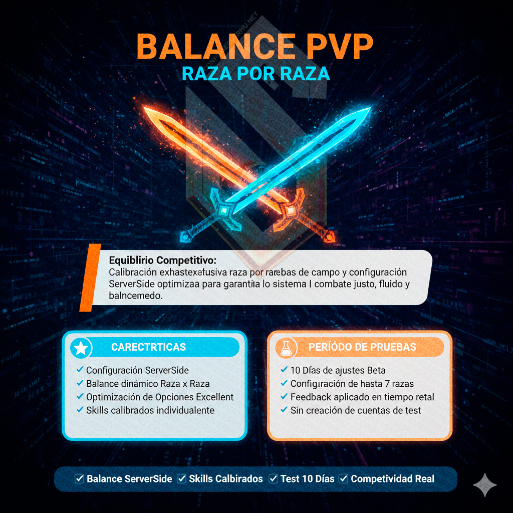 Balance PvP 7 Razas - Configuración Avanzada / Advanced PvP Balance