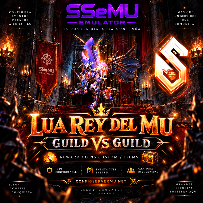 REY DEL MU | EVENTO GUILD VS GUILD PARA SSeMU