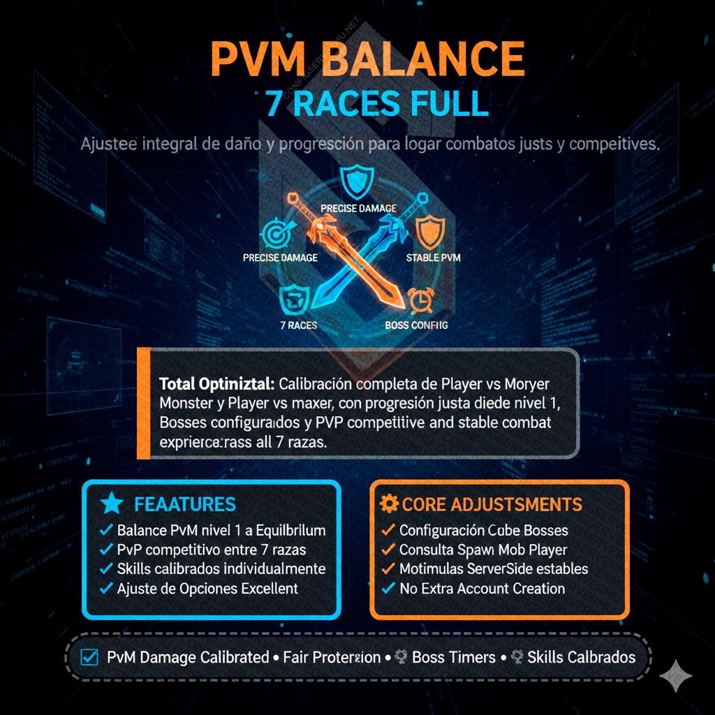 Balance PvM 7 razas - Optimización de Combate / PvM Balance Optimization